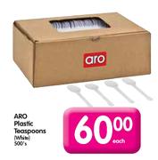 Aro Plastic Teaspoons-500's Each