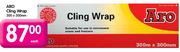 Aro Cling Wrap-300X300mm Each