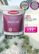 Plascon Wall and All White Exterior Paint-20ltr