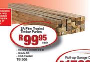 SA Pine Treated Timber Porlins Each