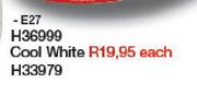 Lamp Energy Saver E27 Cool White-H33979 Each