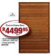 Pivot-In-Frame Door Each