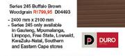 Duro Series 245 Buffalo Brown Woodgrain-D04493