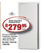 Deep-Moulded Internal Door Each