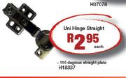 Uni Hinge Straight-H18337 Each