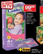 Cuddlers Value Pack Disposable Nappies Midi 3 - 52's Per Pack