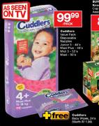 Cuddlers Value Pack Disposable Nappies Maxi - 50's Per Pack