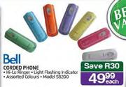 Bell Corded Phone(58200) Each