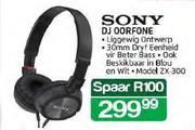 Sony DJ Oorfone(ZX-300)