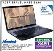 Acer Travel Mate B830