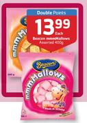 Beacon MmmMallows Assorted-400g Each