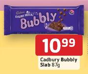 Cadbury Bubbly Slab-87g