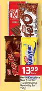 Nestle Chocolate Slab Assorted-150g Each