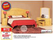 Cindy 3 Piece Bedroom Suite