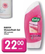 Radox Showerfresh Gel-250ml Each
