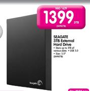 Seagate 3TB External Hard Drive