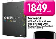 Microsoft Office For Mac Home And Business 2011