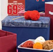 Large Storage Box Chairs-Each