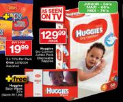 Huggies Dry Comfort Jumbo Pack Disposable Nappies Midi-76's Per Pack