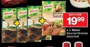 Knorr Sauces/Gravies-4's