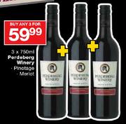 Perdeberg Winery Pinotage-3 x 750ml
