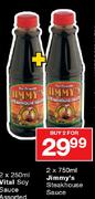 Jimmy's Steakhouse Sauce-2 x 750ml