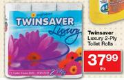 Twinsaver Luxury 2-Ply Toilet Rolls-9's