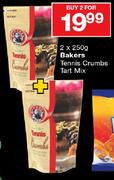 Bakers Tennis Crumbs Tart Mix-2 x 250gm
