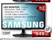 Samsung 18.5" LED Monitor