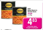 Koo Baked Beans In Tomato Sauce-6X225g