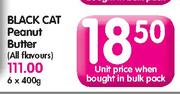 Black Cat Peanut Butter-6X400g