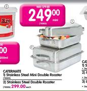 Catermate Stainless Steel Mini Double Roaster