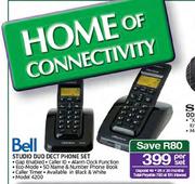 Bell Studio Duo Dect Phone Set-Per Set