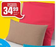 Continental Pillowcases-75 x 75cm Each