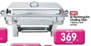 Aro 8L Rectangular Chafing Dish-Each
