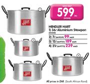Hendler Hart 36Ltr Aluminium Stewpan-Each