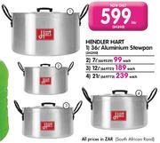 Hendler Hart 12Ltr Aluminium Stewpan-Each