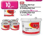 Aro Chafing Dish Fuel-200ml Each