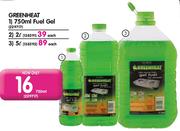 Greenheat 2Ltr Fuel Gel-Each
