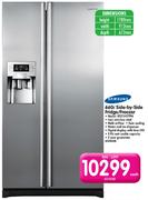Samsung 660L Side-By-Side Fridge/Freezer(RS21HDTPN)-Each