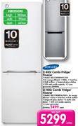 Samsung 400L White Combi Fridge/Freezer(RB31FSRNDWW/FAX)-Each