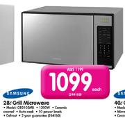 Samsung 28L Grill Microwave(GE0103MB)-Each