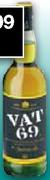 VAT 69 Blended Scotch Whisky-750ml
