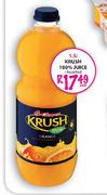 Assorted Krush 100% Juice-Per 1.5l