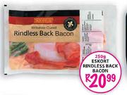 Eskort Rindless Back Bacon-250g