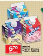 Bonnita Yogo Fun Drinking Yoghurt Assorted-350g Each