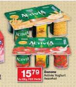 Donone Activia Yoghurt Assorted-6 x 100g Per Pack