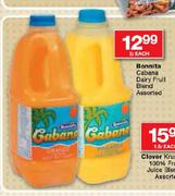 Bonnita Cabana Dairy Fruit Blend Assorted-2L Each