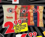Bakers Mini Marie-60g/EFT-SUM-MOR/Tennis Biscuits-50g Each