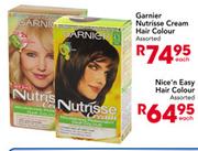 Garnier Nutrisse Cream Hair Colour Each